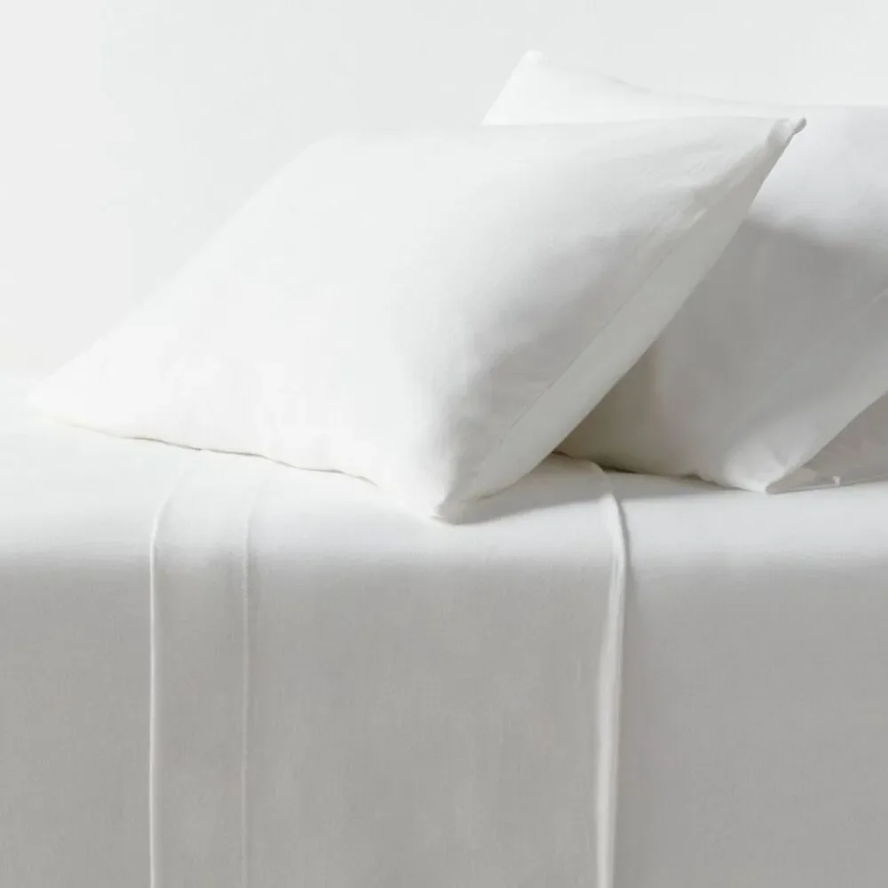 Threshold White Jersey Full Size sheet Set
